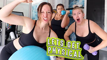 at home workout + fitness obsession!! vlogmas day 5