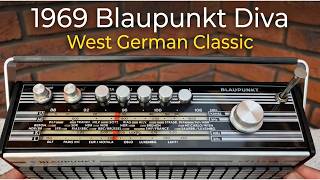 Blaupunkt Diva Portable Radio - 1969 West German LW/MW/SW/FM Classic