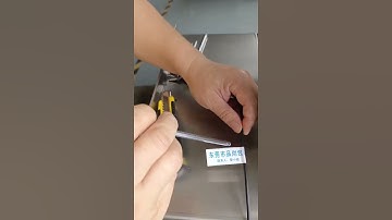 Flag labels applicator machine adjusting video #machine #factoryproducts #industrialmachine #factory