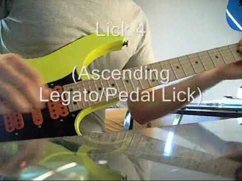 10 Metal/Rock Guitar Shred Licks E Minor Free Lesson- Tab Included