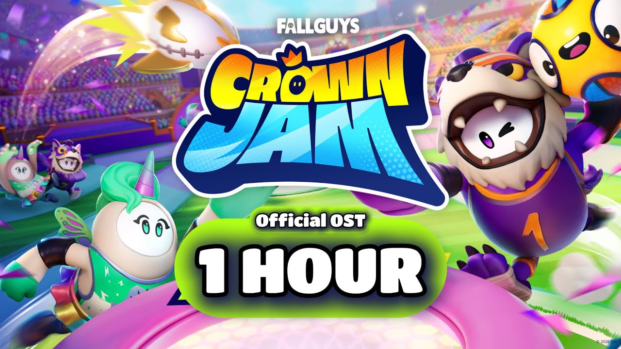 Gameplay 2 (FULL) - Fall Guys "Crown Jam" OST Extended 1 Hour!