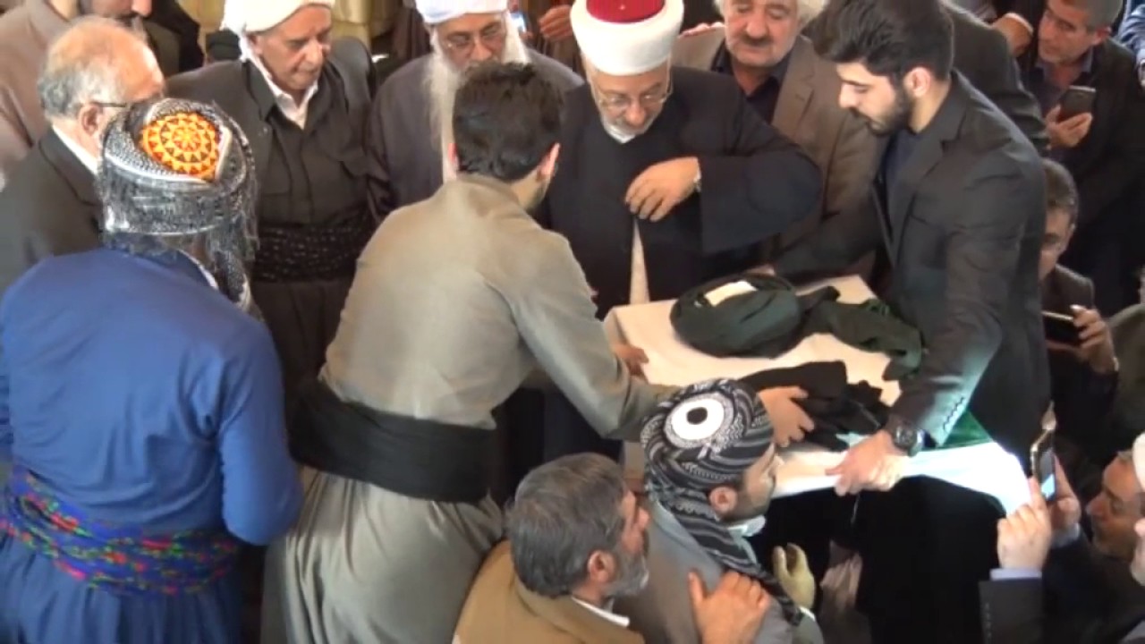 مراسم اعلان جانشین شیخ طاها