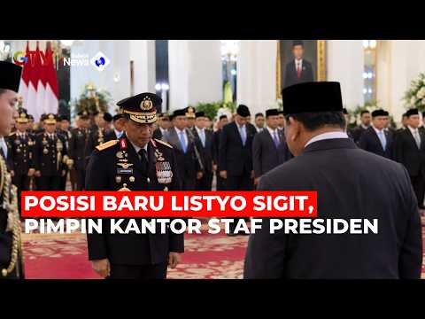 Usai dari Kapolri, Listyo Sigit Dilantik Prabowo Jadi Kepala Kantor Staf Presiden