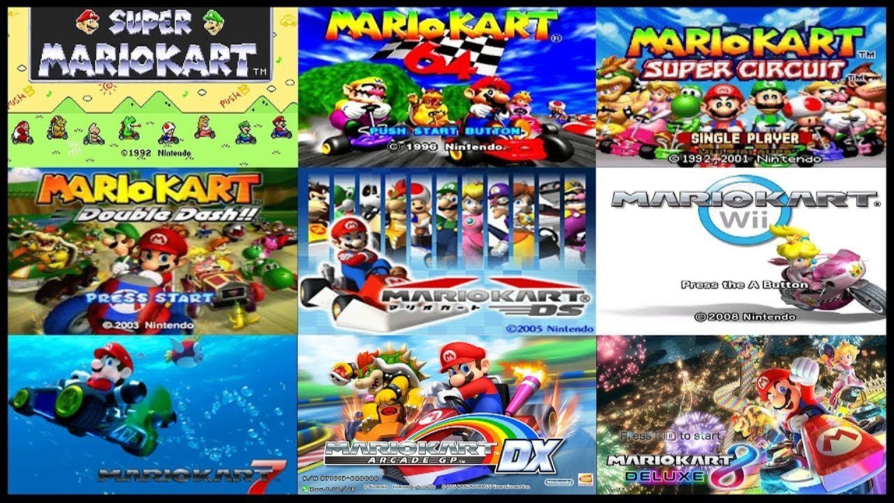 Mario Kart: See All the Games Through the Years