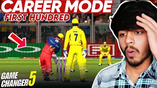 182(70)*First Hundred💯In Game Changer 5 Career Mode #3