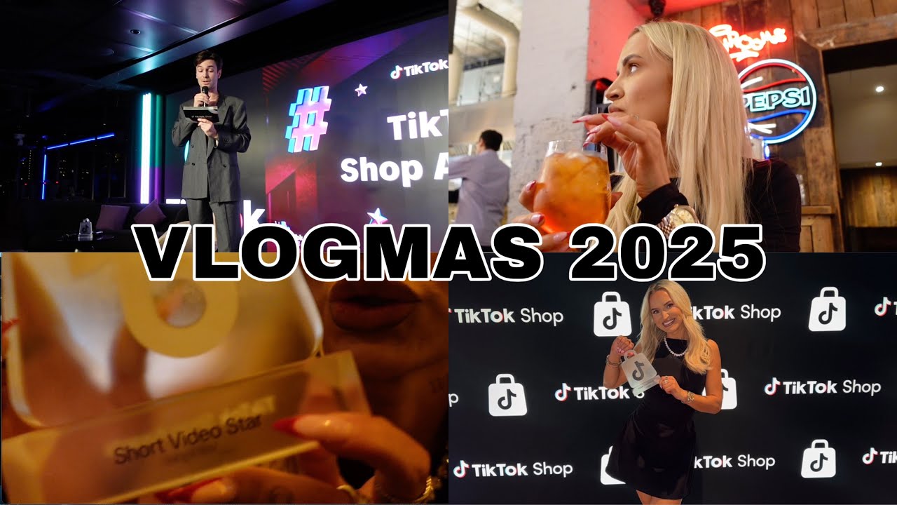#VLOGMAS10/11 - TIKTOK SHOP APDOVANOJIMAI 🏆
