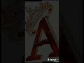 حرف A لو حبيت اعملك واحد خاص بيك اكتبلي في التعليقات واشترك في القناة 