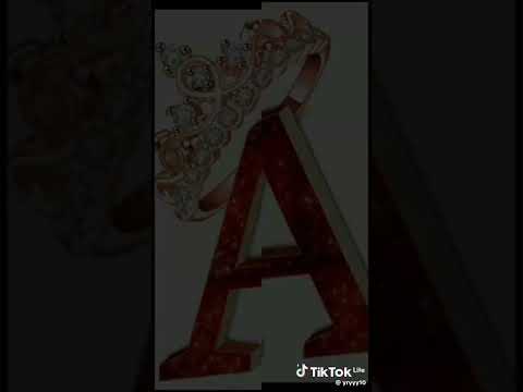 حرف A لو حبيت اعملك واحد خاص بيك اكتبلي في التعليقات واشترك في القناة 