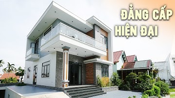 Đẳng cấp nhà mái bằng 2 tầng hiện đại tại Phú Thọ