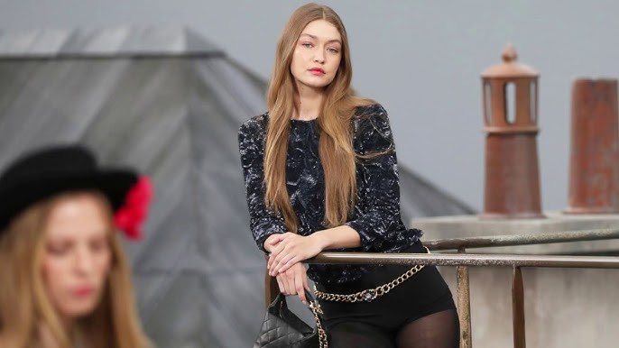 Gigi Hadid For Chanel SS 2024 At Paris Fashion Week #GigiHadid # ParisFashionWeek 