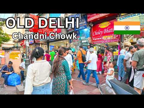 Chandni Chowk Market, Old Delhi 🇮🇳 | Inside Old Delhi’s Busy Market Streets (4K Walking Tour 2026)