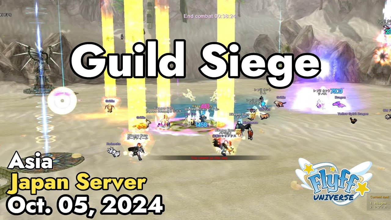Guild Siege (Japan Server) October 05, 2024 | Flyff Universe