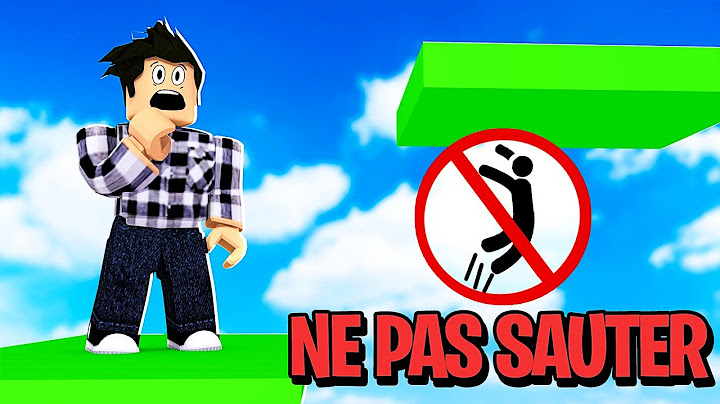 Roblox MAIS tu peux pas sauter