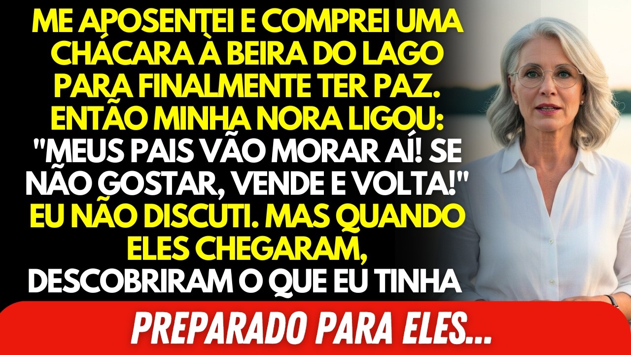 Minha Nora Ordenou Que Eu Recebesse os Pais Dela na Minha Casa — Então Eu Fiz Uma Supresa Para Eles…