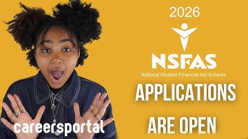 NSFAS 2026 Applications Are Now Open | Careers Portal