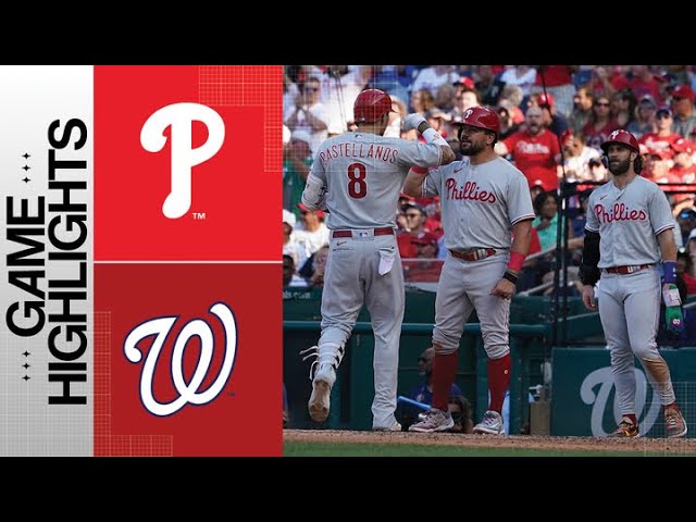 Phillies vs. Nationals Game Highlights (8/19/23)