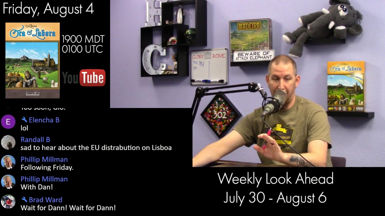 Weekly Look Ahead - July 31, 2017