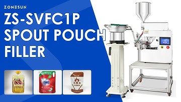 ZONESUN ZS-SVFC1P Automatic Spout Pouch Filling and Capping Machine Stand-Up Liquid Bags