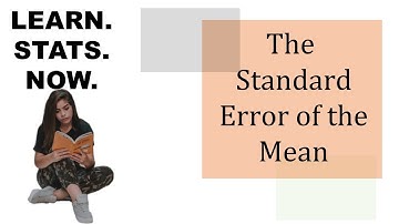 Calculating the standard error of the mean