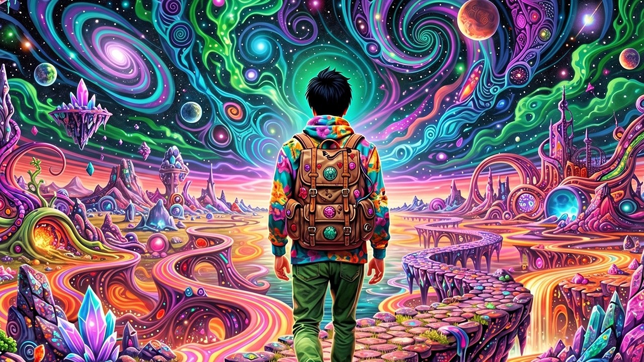 Walk Into the Unknown 🌀🍄 Psychedelic Stoner Rock x Trip-Hop Mix | Deep Focus & Road Trip Music