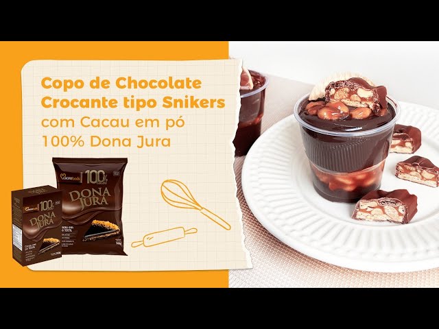 Copo Chocolate Crocante | Cacau Foods