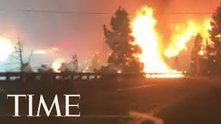 Authorities in california are sharing one woman’s terrifying footage
of her escape from the woolsey fire malibu – hoping it will serve as
a lesson to othe...