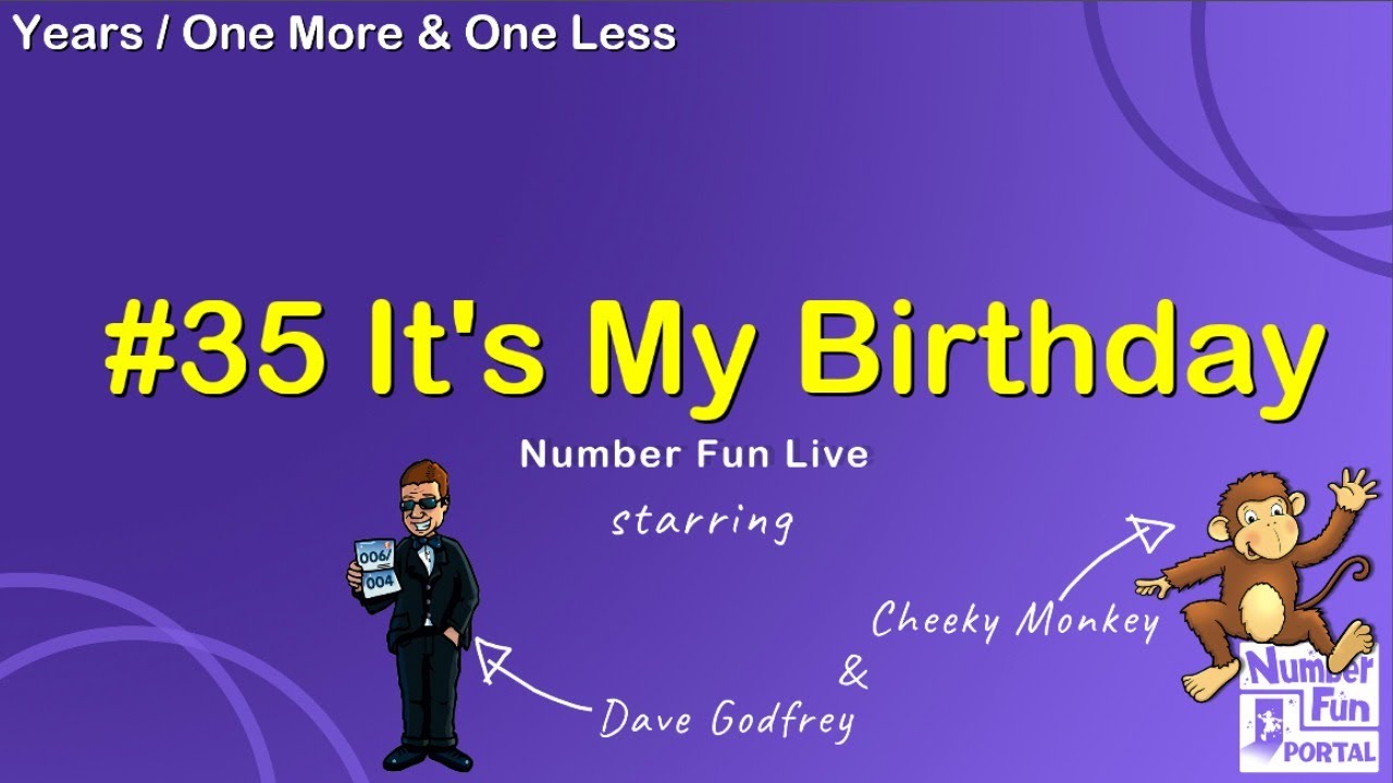 Number Fun Live #54 - It's My Birthday - YouTube