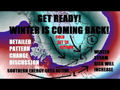 Major pattern change to colder & wintry conditions! Winter storm risk ...