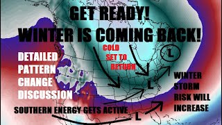 Major pattern change to colder & wintry conditions! Winter storm risk to increase. Detailed info!