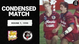 Brisbane Broncos v North Sydney Bears | Round 7, 1990 | Condensed Match | NRL