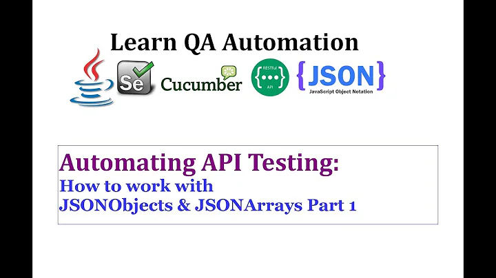 How to work with JSONObjects & JSONArrays Part 1