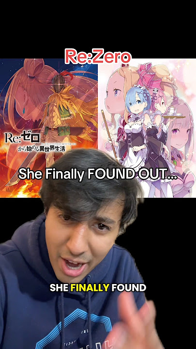 She Finally FOUND OUT… Re:Zero #rezero #anime #isekai #lotm #orv #lightnovel