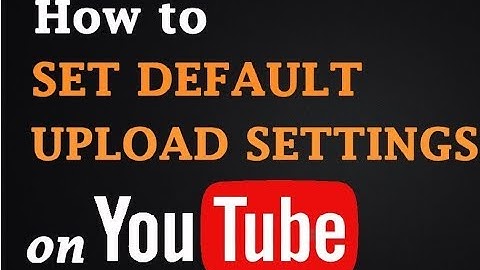 8- How To Set YouTube Upload Defaults - Lunar Computer College