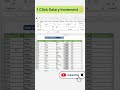 Bulk Salary Update in Excel Using Paste Special#ExcelTips #DataAnalytics #Productivity