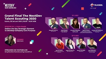 The NextDev Talent Scouting 2020 | Pitching Grand Final National Top 12 & National Top 4