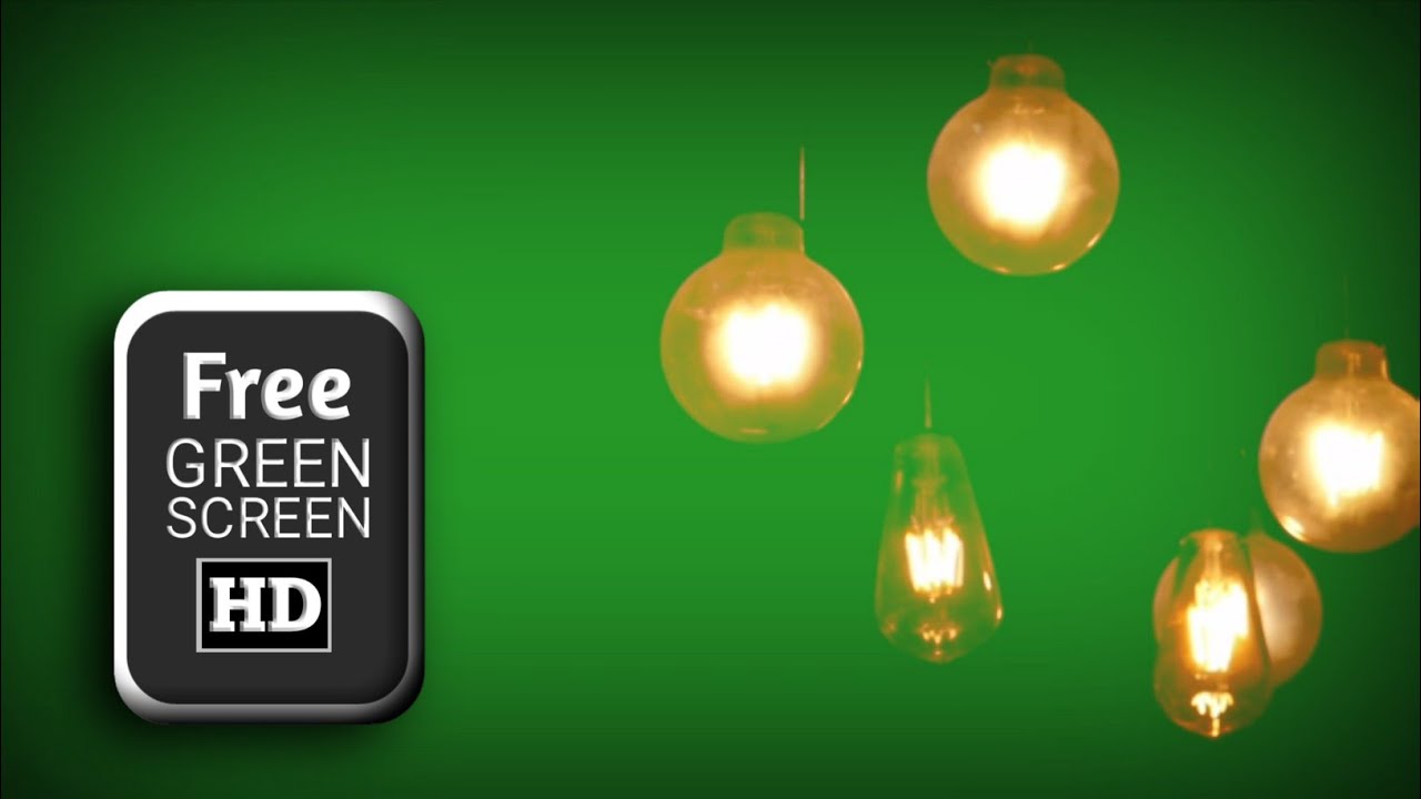 Green screen bulb effect green screen bulb light bulb green screen