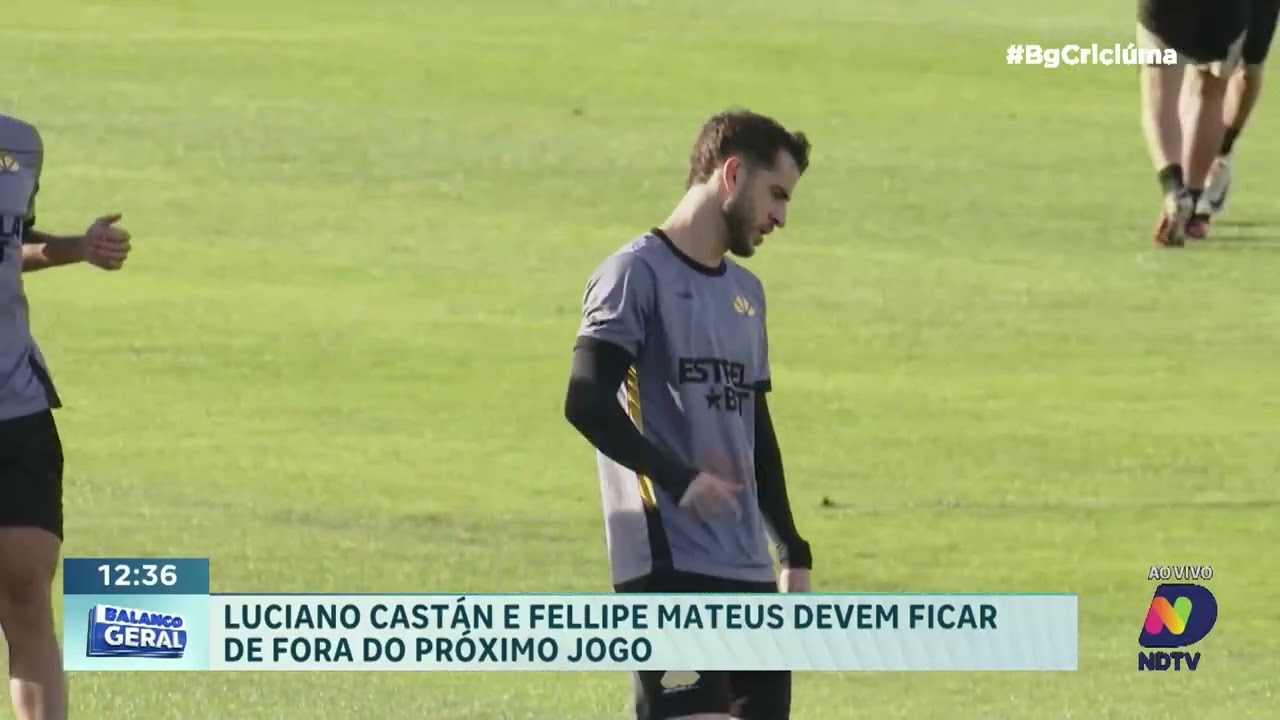 Departamento médico do Criciúma confirma três atletas lesados - QTU Questões do Universo