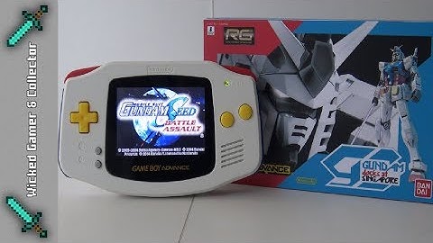 Ultimate Custom Game Boy Advance / Gundam Edition Backlight Edition