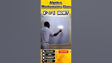 x to the power of zero is equal to 1. How? #education #mathematics #mathematicsproof#indices
