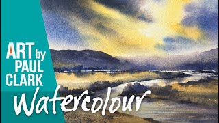 How to paint a simple landscape in Watercolour - No.1