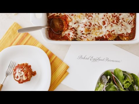 Quick Bake Eggplant Parmesan- Martha Stewart