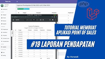 Tutorial Membuat Aplikasi Point Of Sales #19 - Laporan Pendapatan