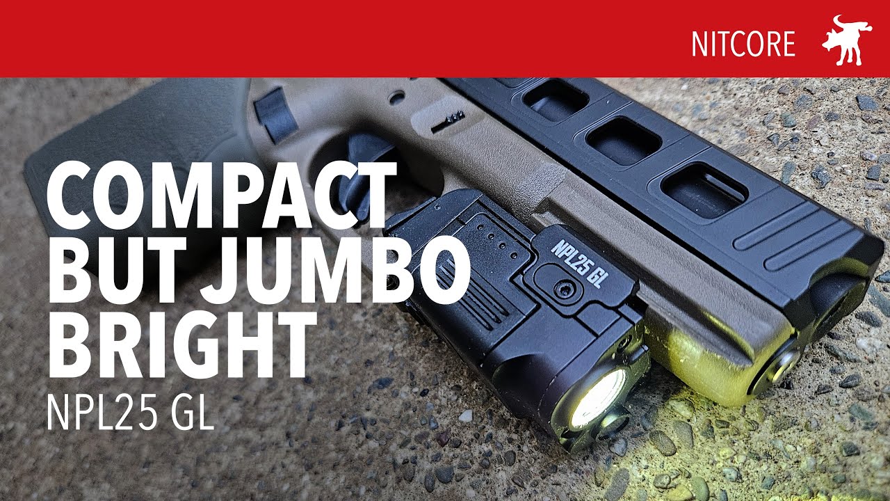 CCW sized professional grade pistol light: Nitecore NPL25 - YouTube