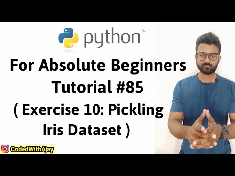 Exercise 10: Pickling Iris | Python Tutorials For Absolute Beginners In Hindi #85