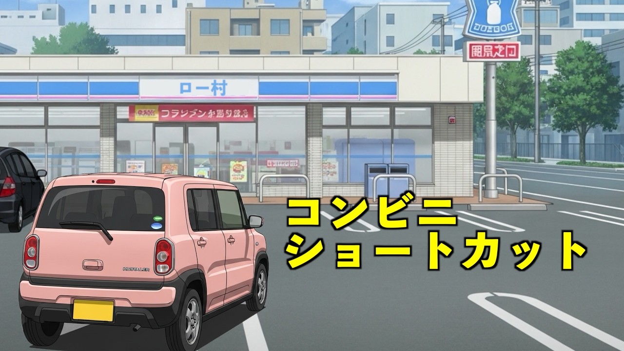 AI架空アニメ「頭文字Ｃ（コンビニショートカット）」主題歌~コンビニワープする奴はモラルなんか気にしない~