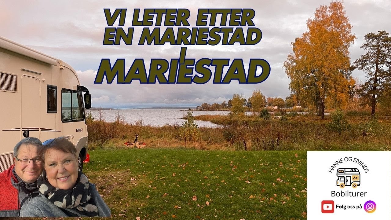 Høsttur med bobil / husbil til Mariestad ved Vänern i Sverige