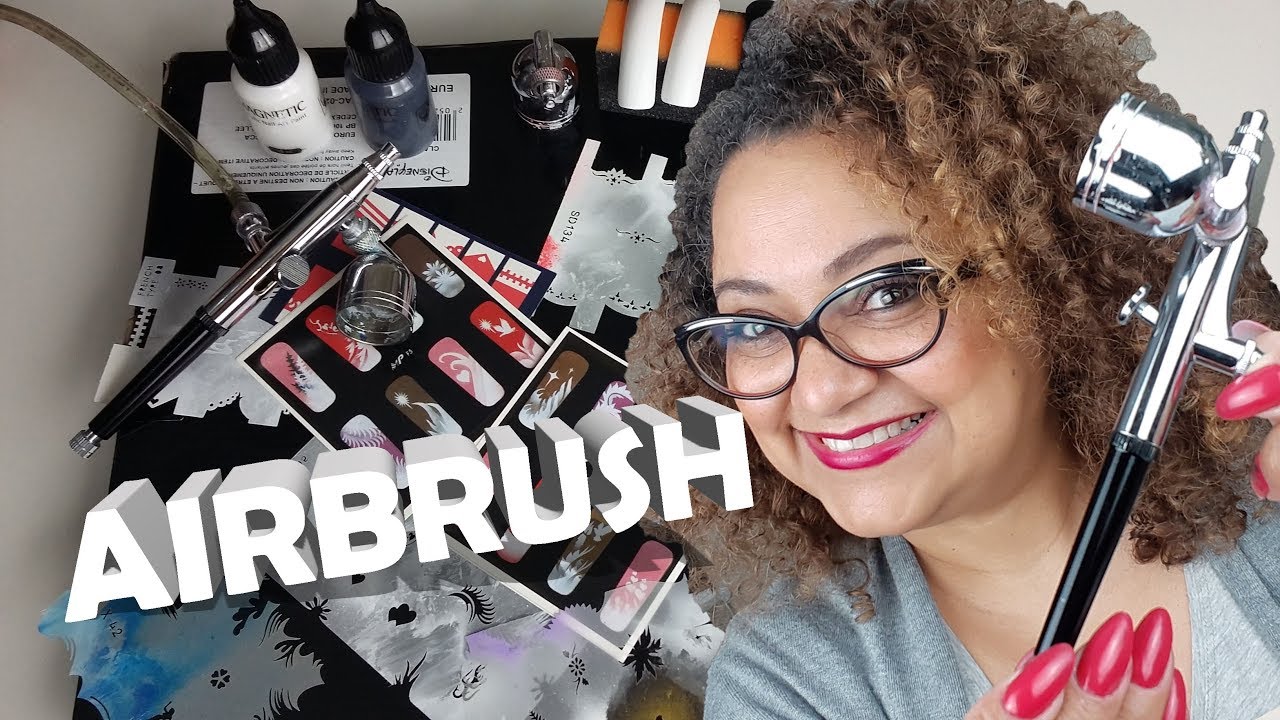 UNHAS DECORADAS | COMO USAR AIRBRUSH NAS UNHAS