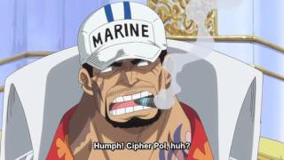 Fujitora and Akainu ENRAGED! | Hot tempered discussion! | One Piece | 736 | 1080p