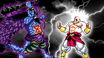 Kaido V5 OP (all form) (New) VS Limit Break Broly SSJ4 OP in Jump Force Mugen