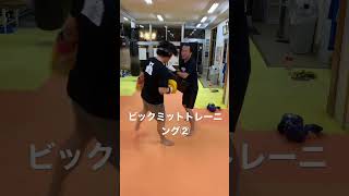 [キックボクシング　トレーニング　ダイエット] ビックミットトレーニング②